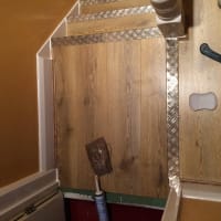 Detailed tiled shower installation by Aaron Steven Construction